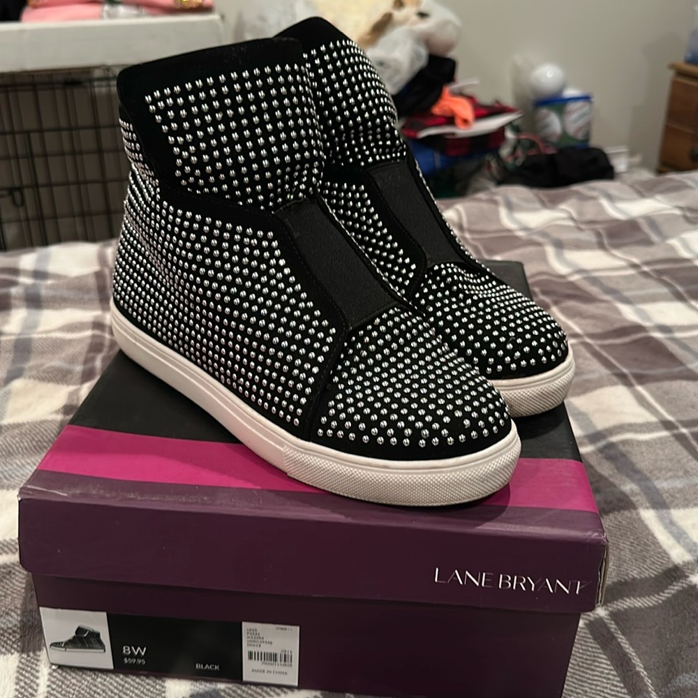 Lane Bryant studded slip-on sneakers 8W